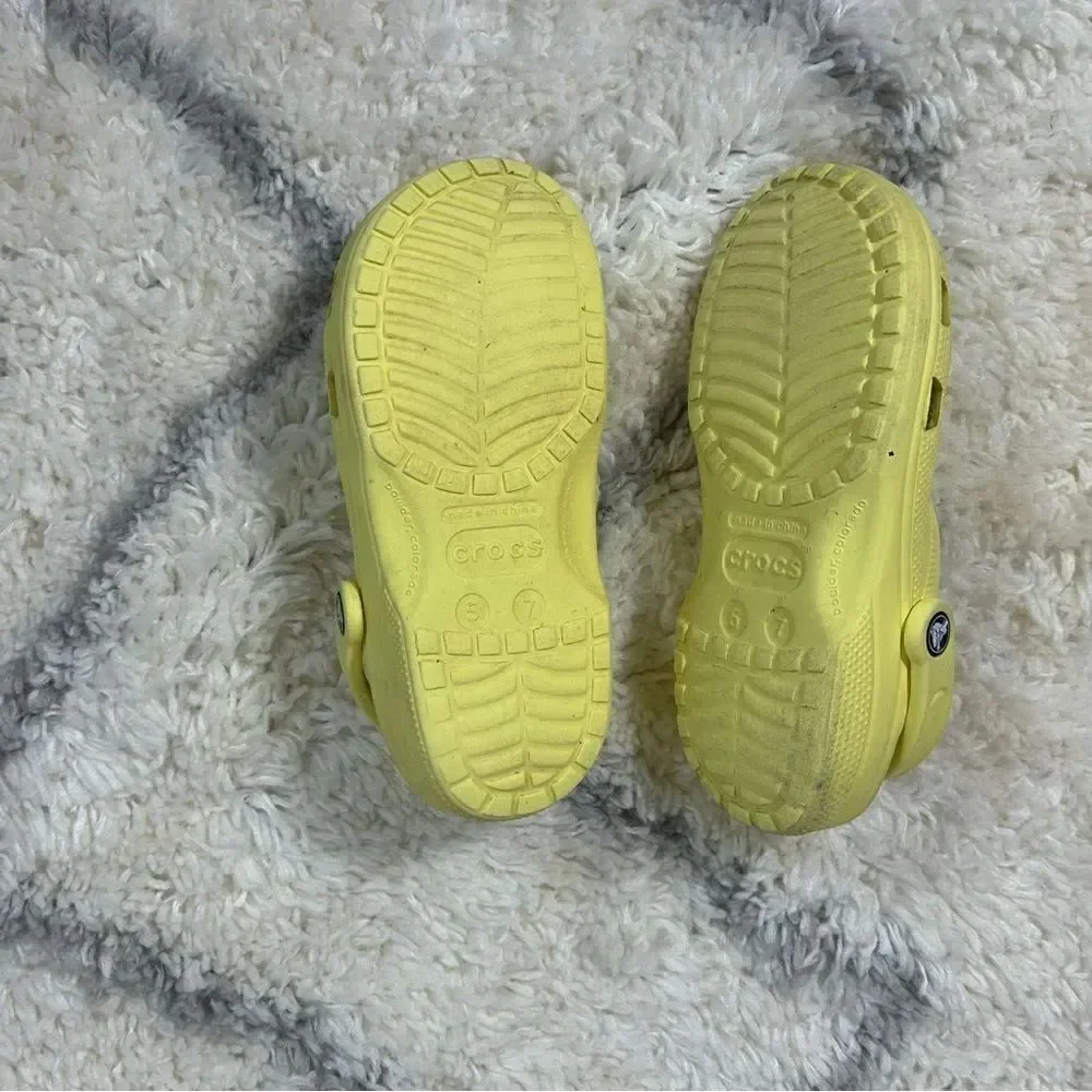 CROCS Kids Yellow Water Shoes